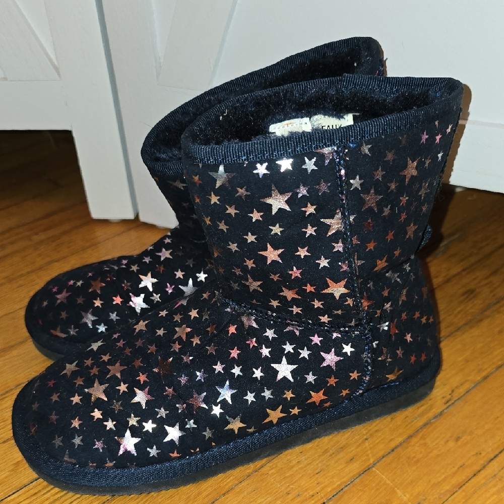 New Faux Fur Starry Kids Boots
